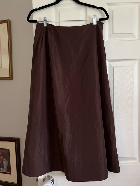Tibi Dresses & Skirts - Tibi Classic A-Line Brown midi Skirt